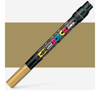 Uni-Ball Posca PCF-350 Marker 8mm Brush Tip - Gold