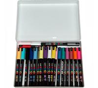 Uni POSCA Marker Pen PC-1MR Ultra-Fine - Full Range - Box of 22 Assorted Colours