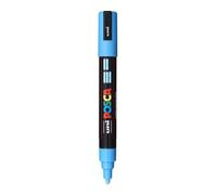 Uni Posca Marker PC-5M Paint Glass Pen Fine Bullet Tip 2.5mm Light Blue
