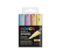 UNI Posca Pack of 4 PC1M Extra Fine Conical Tip Pens