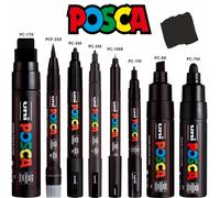 Posca Black 15mm Extra Broad Marker Pen