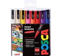 Uni Posca Paint Marker Art Pens PC-3M Fine - Assorted Colours and Pack Sizes