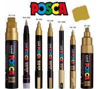 Uni Posca Paint Marker Art Pens - Waterproof Paint Pens - All Sizes and Colours