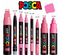 Uni : Posca Marker : PC-17K : Extra Broad Chisel Tip : 15mm : Pink
