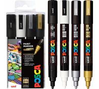 Uni Posca Paint Marker Pens Wallet Sets PC-1MR PC-3M PC-5M PC-8K