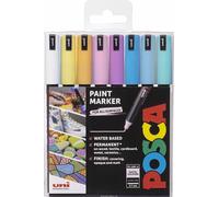 Uni Posca Paint Marker Pens Wallet Sets PC-1MR PC-3M PC-5M PC-8K
