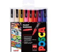 Uni Posca Paint Marker Pens Wallet Sets PC-1MR PC-3M PC-5M PC-8K
