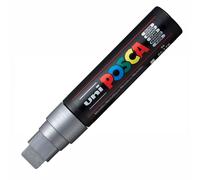 Uni-Ball 186382 - POSCA marker PC17K, met extra brede rechthoekige punt, zilver, 1 stuk