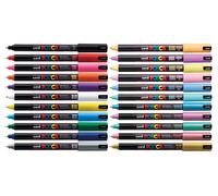 Uni Posca PC-1MR Paint Marker Pen Ultra-Fine Bullet Tip Nib 0.7mm (22 Pen Set)