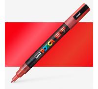 uni-ball PX198010000 POSCA FINE Point 3M GLTR, Glitter Red, One Size