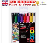 Posca PC-3M Paint Marker Assorted Colours (Pack 8) - 153544842