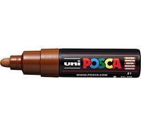 uni-ball Posca 181387 - PC Wide Tapered Tip Marker - 7 m - 4.5-5.5 mm, Brown