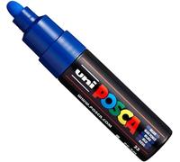 Uni POSCA PC-7M Paint Marker Art Pens - Large Bullet Nib 4.5-5.5mm - 15 Colours - New for 2017 - Blue
