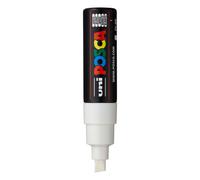 uni Posca PC-8K Broad Chisel Tip Water Based Paint Marker - White