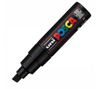 Uni Posca PC-8K Paint Marker Art Pens Broad Chisel 8mm - Assorted Colours