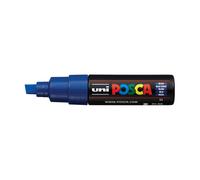 Uni Posca PC-8K Water Based Paint Marker Pen Broad Chisel Tip Pack of 6