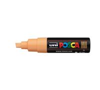 Uni Posca PC-8K Water Based Paint Marker Pen Broad Chisel Tip Pack of 6
