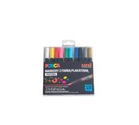 Uni Posca Poster Markers Pcf-350 10 Colors Top Quality
