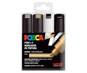 UNI posca Set PC 8K GSWB Set of 4