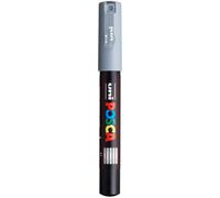 Uni Posca Marker PC-1M Extra-Fine Bullet Tip 0.7 mm Grey