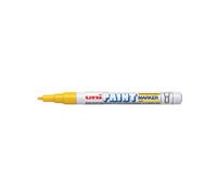 uni PX-21 Paint Marker Fine Bullet Tip 1.2mm Yellow (Pack 12) - 558619