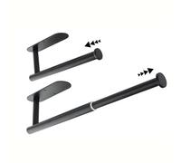 UNI-RHYTHM Paper Towel Holders Paper Towels Rolls - for Kitchen,Paper Towels Bulk- Self-Adhesive Under Cabinet,Both Available in Adhesive and Screws,Stainless Steel (1, Black Expandable)