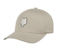 Fox Racing Men's Standard Fox Head Flexfit HAT, Vintage White, Small