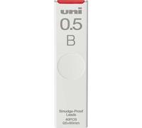 uni Smudge-Proof Leads Refill for Mechanical Pencil | 0.5mm | B | 40pcs