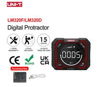 UNI-T Angle Meter LM320F LM320D Electronic Level Magnetic Inclinometer Digital Protractor LM320C Angle Finder Bevel Box LM320D No Laser