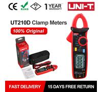 UNI-T Clamp Meter UT210E UT210D Professional Digital Ammeter Pliers UT210 Series True RMS Amperimetric Clamp Voltmeters UT210E