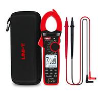 UNI-T Digital Clamp Meter UT207B Inrush Current AC/DC 1000A True RMS HVAC Volt Amp Ohm Meter Clamp On Multimeter Auto Ranging 6000 Counts, Frequency AC DC Voltage LPF ACV Capacitance Duty Cycle Tester