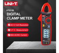 UNI-T UT211B 60A TRMS Clamp Multimeter AC/DC Meter Voltmeter Cap VFC NCV Tester