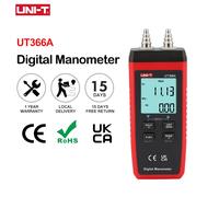 UNI-T Digital Manometer UT366A Air Pressure Gauge Handheld Pressure Differential Detector Pressure Measuring Device