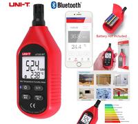 UNI-T Mini Thermometer Hygrometer Bluetooth Digital Temp Humidity Tester UT333BT