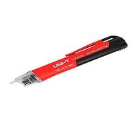 UNI-T Non-Contact AC Voltage Detector, UT12D-EU: Battery Powered, Synchronous, Voltmeter, 1-1000V, CE, ETL, Red