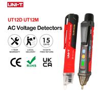 UNI-T Non-contact AC Voltage Detector UT12D UT12M UT12E 24V-1000V Indicator Pen Electric Pencil Stick Socket Voltmeter Tester UT12D