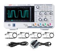 UNI-T UPO1204 DSO Ultra Phosphor Digital Oscilloscope 200MHz 4 Channels 2 GSa/s 56 Mpts Memory Depth 500,000 wfm/s 7 Inch Display Fast Acquire 1 Mpts FFT Points