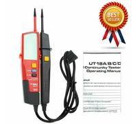 UNI-T UT18D Auto Range Voltage Continuity Tester Date Hold RCD Test Backlight ⊕I