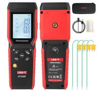 UNI-T UT325F Digital Thermometer 4 Channel Temperature Logger J/T/E/R/S/N/K Type Thermocouple Temperature Meter High Precision Bluetooth