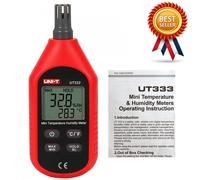 UNI-T UT333 Digital Air Temperature and Humidity Meter Hygrometer Thermometer ⊕I