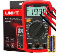Uni-T UT33B+ Digital Multimeter Voltage Current Resistance Battery Manual Probes