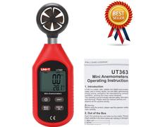 UNI-T UT363 Digital Mini Wind Air Speed Meter Anemometer Speed Temperature ⊕IK