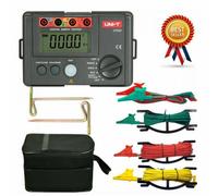 UNI-T UT522 Digital Earth Resistance Tester 4000Ω Ground Voltmeter 400V Data Hol