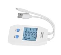 UNi T UT658 Dual LCD USB Tester Digital Voltmeter Ammeter Power Capacity Detector Meter for USB Chargers Portable Power Sources Data Cables Electronics Charging Devices with Voltage Current Energy Mea