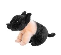 Uni-Toys - Angeln Saddleback Pig - 20 cm (length) - Piglet, Farm Animal - Plush toy, Cuddly Toy, Soft Toy