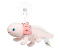Uni-Toys - Axolotl with Suction Cup - 15 cm (Length) - Plush Water Animal - Plush Toy, Cuddly Toy