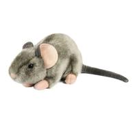Uni Toys C91752GR Grey Mouse 17cm Rodent Soft Plush Toy