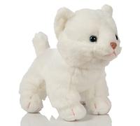 Uni-Toys - Cat Baby (White), Standing - 13 cm (Height) - Plush Kitten - Plush Toy, Cuddly Toy, HT-30301