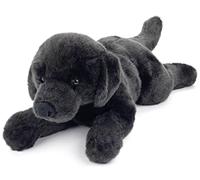 Uni-Toys Cuddly Toy Dog Labrador Black 40 cm Lying Down Plush Toy Dogs