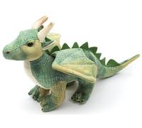 Uni-Toys - Dragon Green - 26 cm (Length) - Plush Fabulous Toy - Plush Toy, Cuddly Toy
